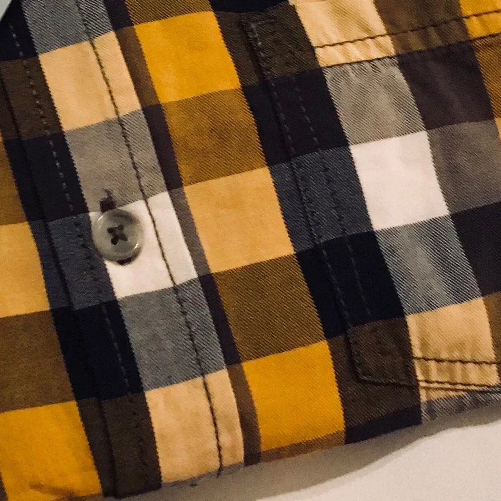 Retro Vintage Boys husky button down shirt  ✨HP🦖 Deadstock NWT kidcore academia